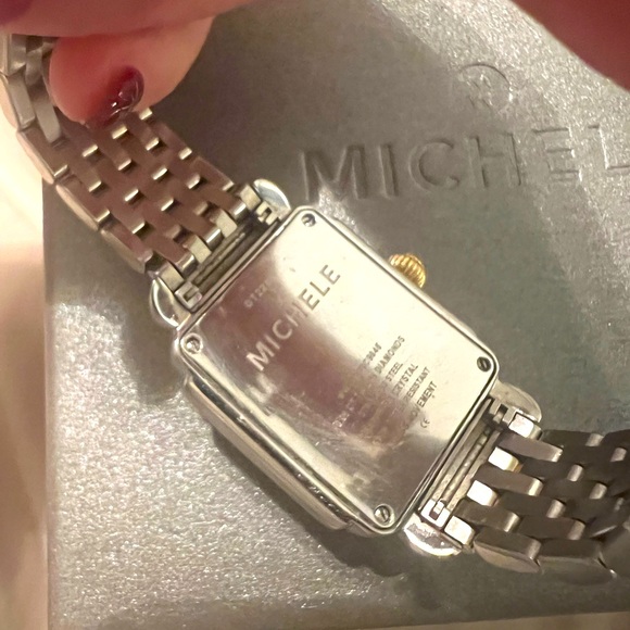 EUC Michele Deco two-tone watch - Picture 7 of 7